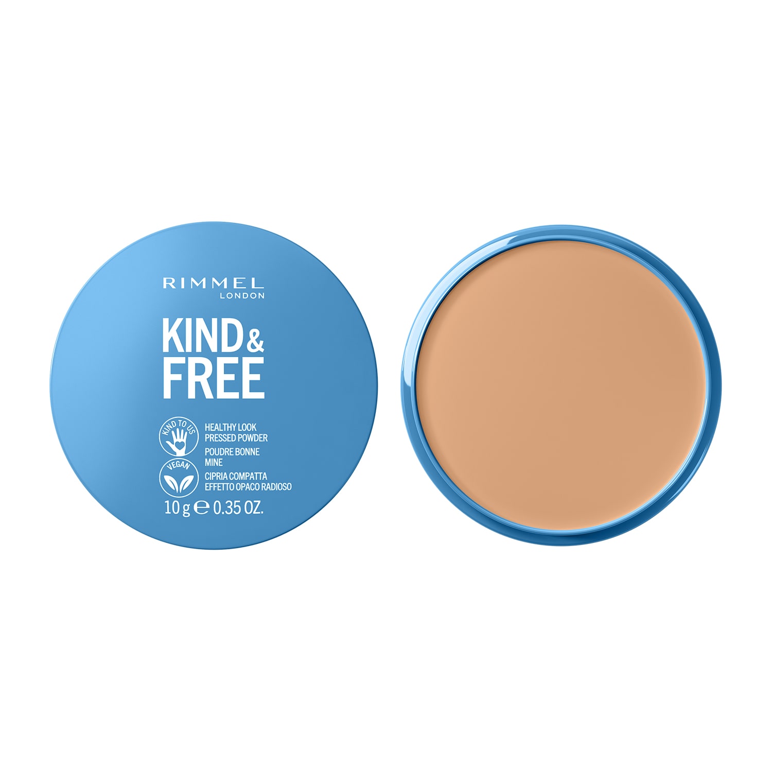Пудра для лица Kind and Free Pressed Powder Rimmel London (Medium), 10 г